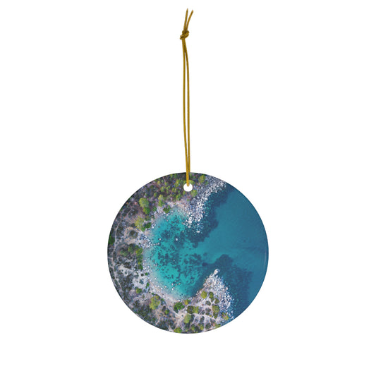 Lake Tahoe Ceramic Ornament